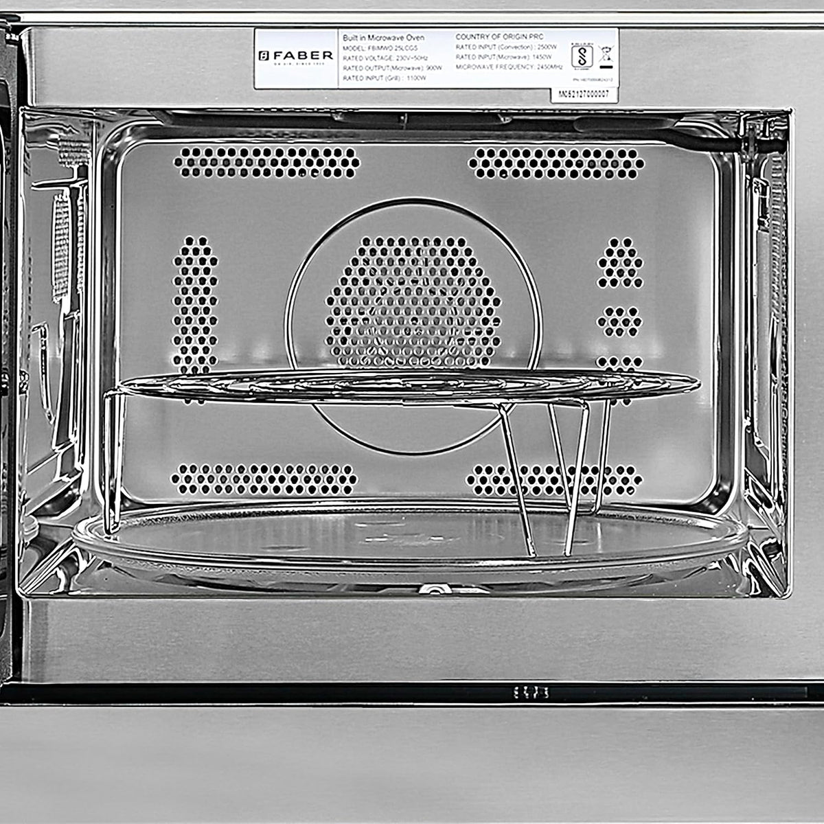Faber 25L Microwave Oven | Grill,Convection, Defrost | 10 Auto Menus | Speedy & Multi-Stage & Combination Cooking| Child