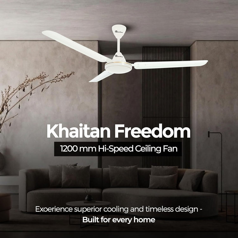 Khaitan Freedom - 1200mm Hi-Speed Ceiling Fan-5