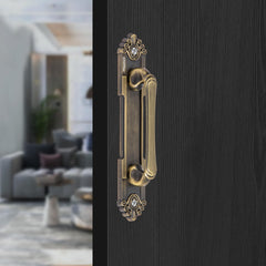 Plantex Heavy Duty 8 Inch Main Door Handle/Pull Push Handle for Home & Hotel/3 Years Warranty Pack of 1 (294,Brass Antique Finish)-1