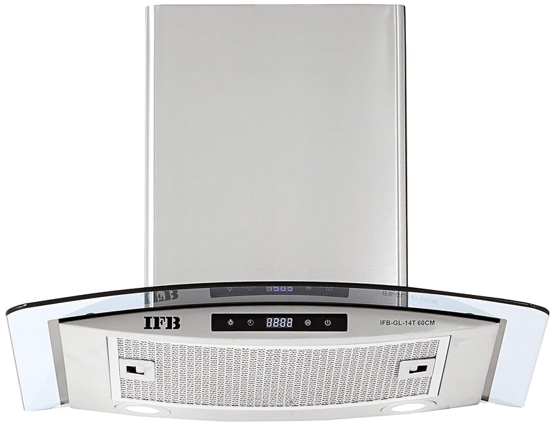 IFB 60cm 1050 m3/hr Chimney (GL 14T, 1 Cassette Filter, Touch Control, Silver)