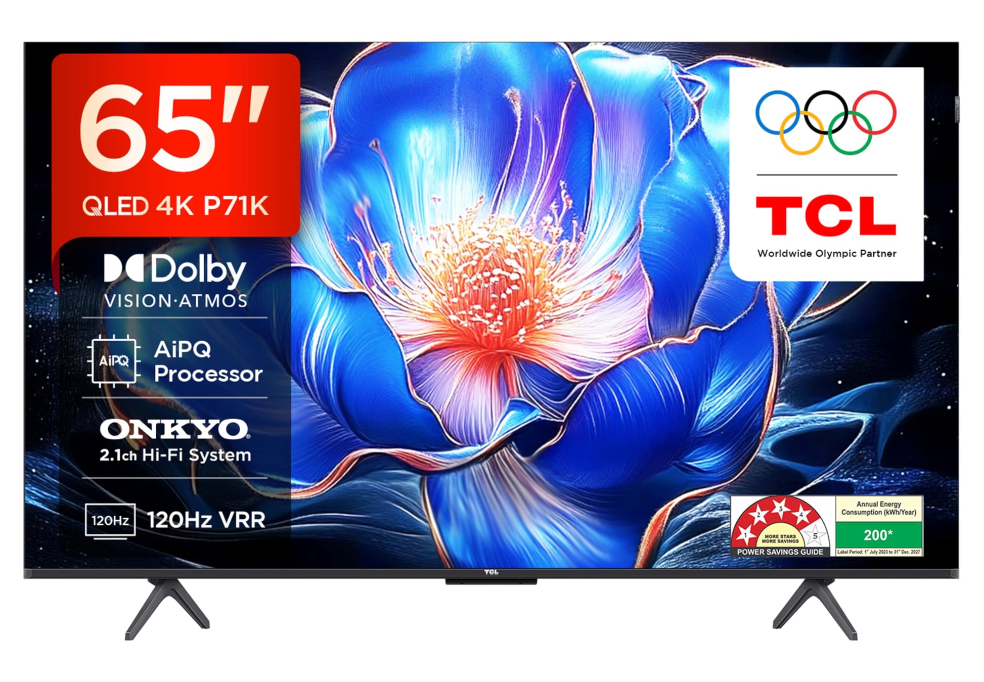 TCL 139 cm (55 inches) 4K Ultra HD Smart QLED Google TV 55P71K