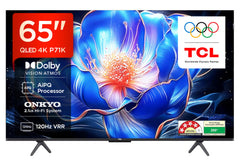 TCL 139 cm (55 inches) 4K Ultra HD Smart QLED Google TV 55P71K