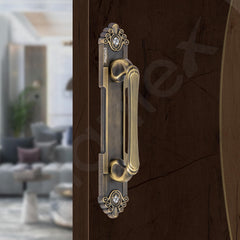 Plantex Heavy Duty 8 Inch Main Door Handle/Pull Push Handle for Home & Hotel/3 Years Warranty Pack of 1 (294,Brass Antique Finish)-5