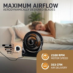 V-Guard Spinny Pro 180 mm Table & Wall Fan-3
