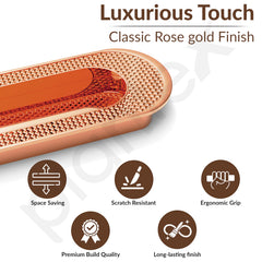 Plantex Sliding Door Handle/Concealed Handle for Sliding Door/224mm Concealed Handle for Wardrobe/Kitchen Cabinet - Pack of 2 (Rose Gold) (Model APS-DTC-3770)-3