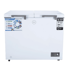 Godrej Edge Penta 300 Litres 3 Star Double Door Deep Freezer (ZOP Technology, DH EPenta 325C 31C, Royal White)
