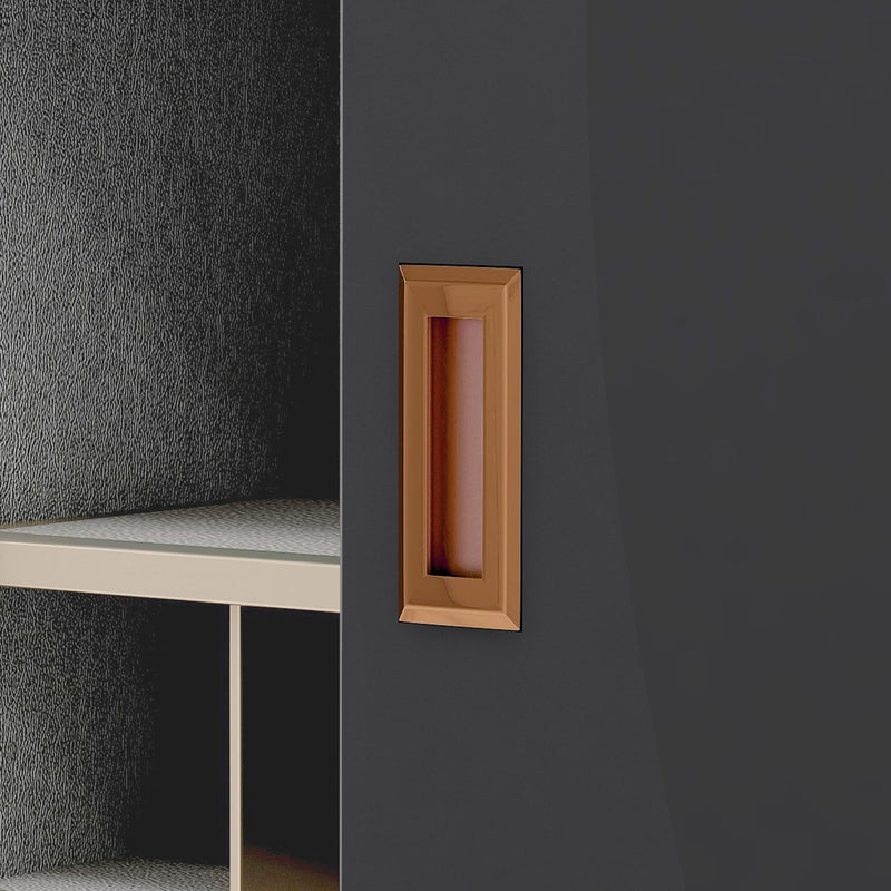 Plantex Sliding Door Handle/Concealed Handle for Sliding Door/96mm Concealed Handle for Wardrobe/Kitchen Cabinet - Pack of 1 (Rose Gold) (Model APS-DTC-3900)-1