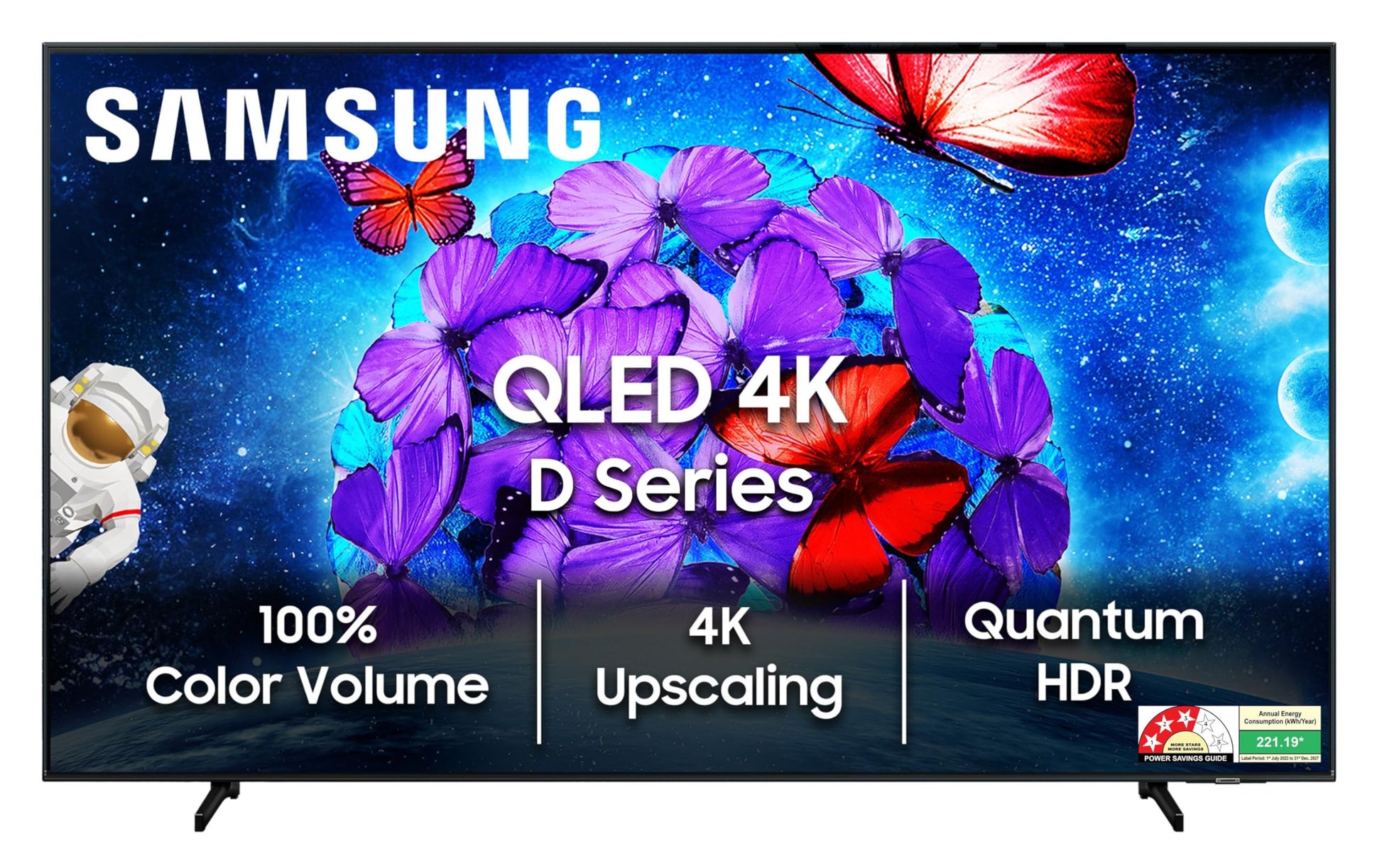 Samsung 138 cm (55 inches) QE1D Series 4K Ultra HD QLED Smart TV QA55QE1DAULXL (Black)