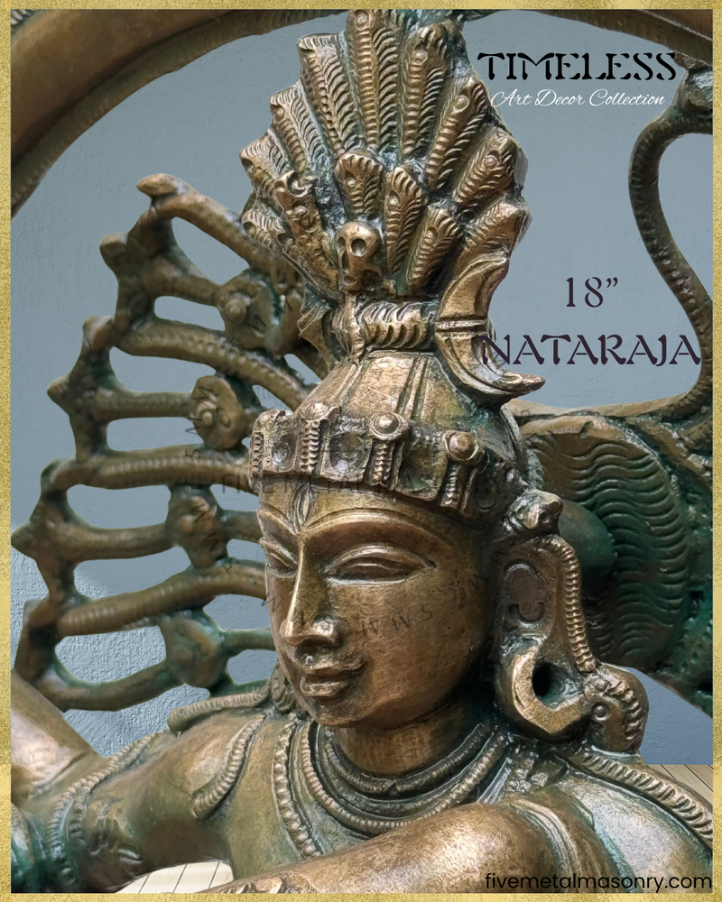Nataraja Panchaloha Bronze Icon - 18" - Timeless Collection