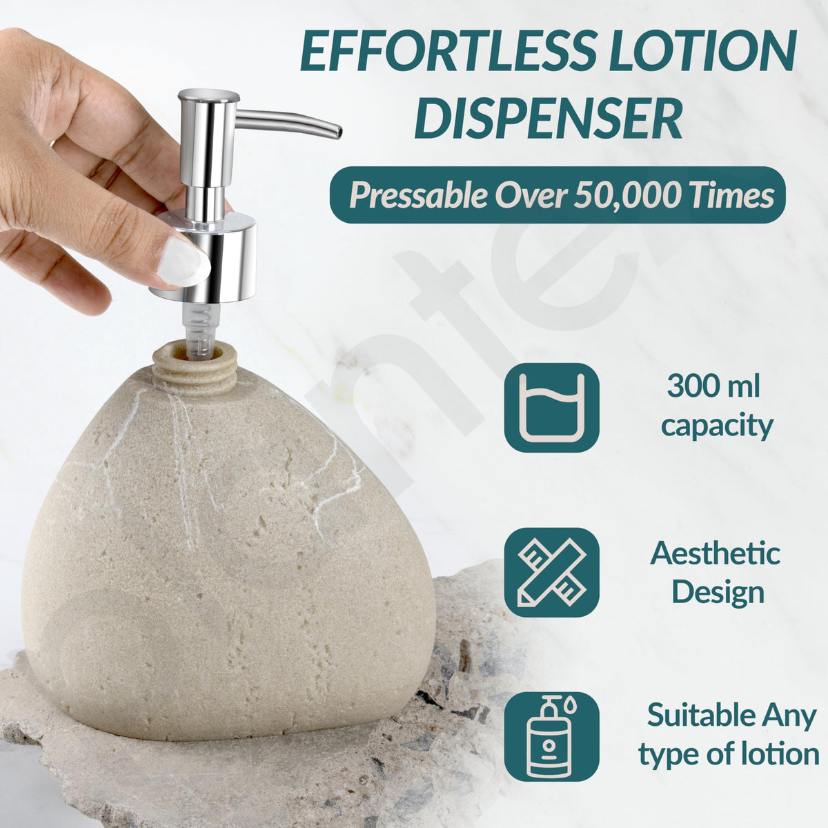 Plantex Polyresin Bathroom Accessories Set Soap Dispenser/Toothbrush Holder/Tumbler Holder/Soap Dish - 4 Piece(906)-5