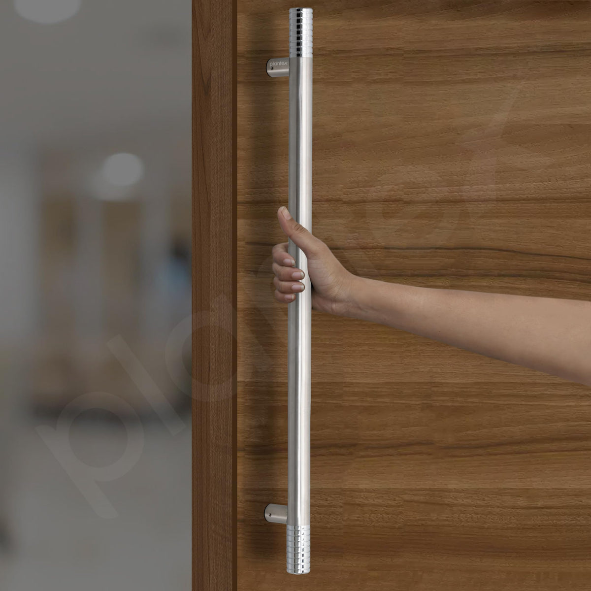 Plantex Heavy Duty Door Handle/Door & Home Decor/30 inch Main Door Handle/Door Pull-Push Handle/3 Years Warranty Pack of 1 (Satin)-2