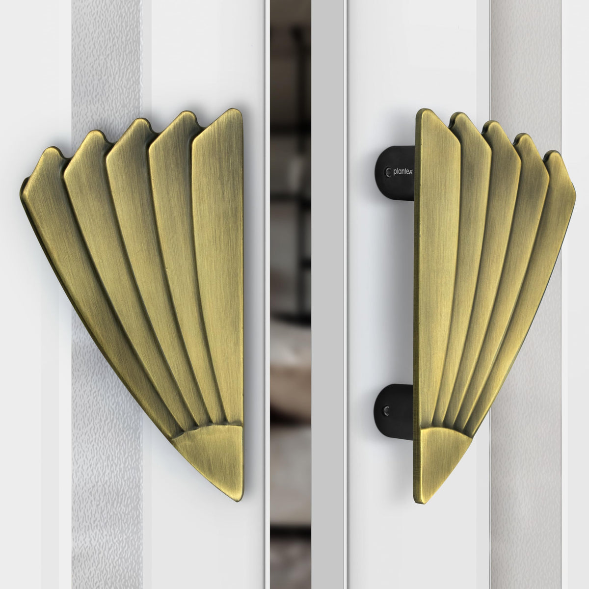 Plantex Door Handle/6 Inch Main Door Handle/Handle for Wooden Door/Pull-Push Door Handle/Door Accessories (Pack of 1, Brass Antique)