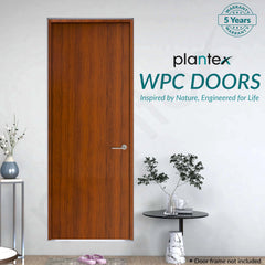 Plantex Doors for Bathroom (25 mm - Thickness)/WPC Bathroom Door/2.25x6.75 Feet Wooden Finished Door for Home/Balcony/Office/Kitchen, Density-550 (27x81 inch,20 kg- Classic Wooden)-5