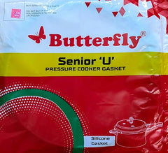 Butterfly Senior U Silicone Gasket For 10L Pressure Cookers Compatible with Butterfly Blueline/Curve/Cute (7.5/10 Litre) Stainless Steel Pressure Cookers and Pressure Pan (4.5 Litre)