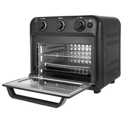 Faber 20 liter 1500 Watts Air Fryer Oven|Fry, Bake, Roast, Toast, Defrost, Grill, Reheat & Broil|85% Less Oil|Temperature & Timer Control, Preset Cooking Options, Convection Function, Auto-Off|(Black)