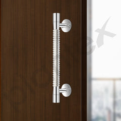Plantex Main Door Handle/8 Inch Pooja Room Pull Push Handle/Door Handle for Main Door - Pack of 2 (S-141,Chrome) - 3 Years Warranty-6
