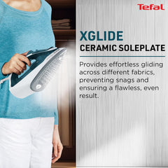 Tefal Express Steam Iron | No.1 Ironing Brand in Europe | 2400W | X-Glide Ceramic Soleplate | 210g/min Boost | 40g/min Steam | Wrinkle Remover | 2-Year Warranty