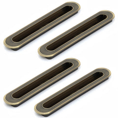 Plantex Sliding Door Handle/Concealed Handle for Sliding Door/224mm Concealed Handle for Wardrobe/Kitchen Cabinet - Pack of 4 (Brass Antique) (Model APS-DTC-3770)-1