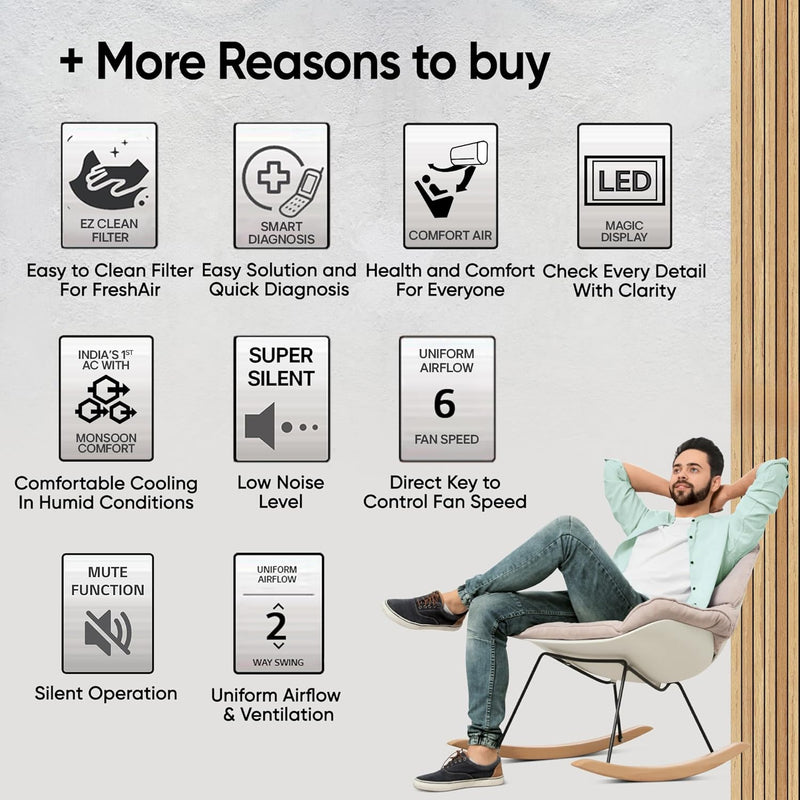 LG 1.5 Ton 3 Star DUAL Inverter Split AC (Copper, AI Convertible 6-in-1, VIRAAT Mode, Diet Mode+, Faster Cooling & Energy Saving, HD Filter with Anti-Virus Protection, US-Q18TNXE1, White)