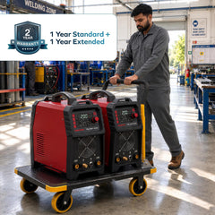 Corvids 200 Kg Heavy-Duty Folding Metal Hand Platform Trolley/Truck | 2-Year Warranty | Portable & Compact Industrial Dolly Cart with 360 Rotating Wheels for Home, Office & Warehouse Use