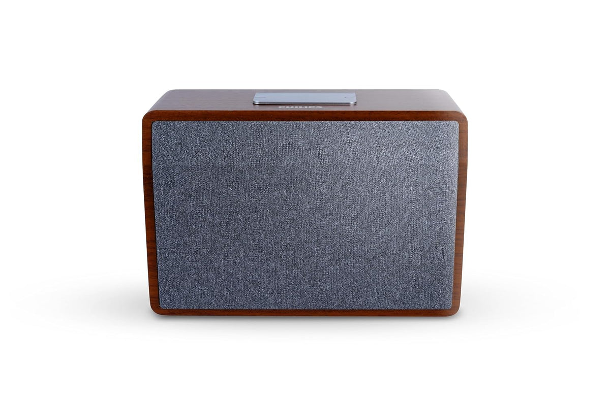 Philips TAS2228 Bluetooth Speaker 40W, Retro Wooden Design, 6 Hrs Playtime (TAS2228/94)
