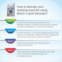 Bosch Liquid Descaler for Washing Machine – 200ml