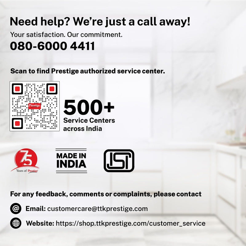 Prestige 3 Litre TRIPLY Svachh Outer Lid Pressure Cooker, Deep Lid Spillage Control, Gas & Induction + Prestige Platina Popular Stainless Steel Impact Forged Bottom Kadai with Glass Lid, 24cm, 2.8 L