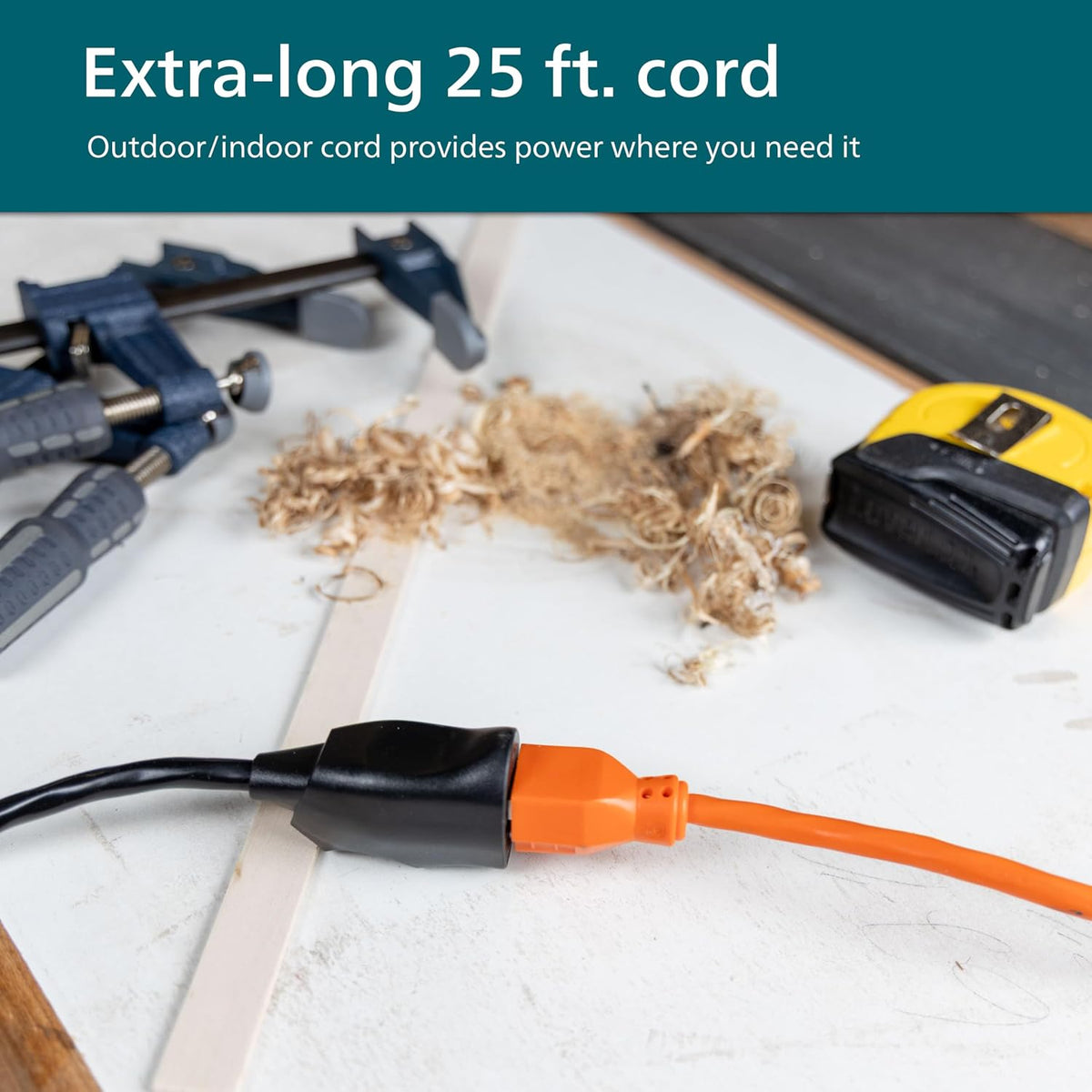 Philips EZGrip SPS3304B/37 1 outlet extension cable 1 outlet Black