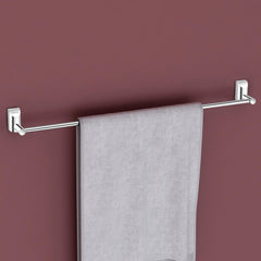 Plantex Pure Brass Towel Rod for Bathroom/Towel Holder/Cloth Hanger for Bathroom/Bathroom Accessories - 24 Inch (Chrome Finish) Superb-1