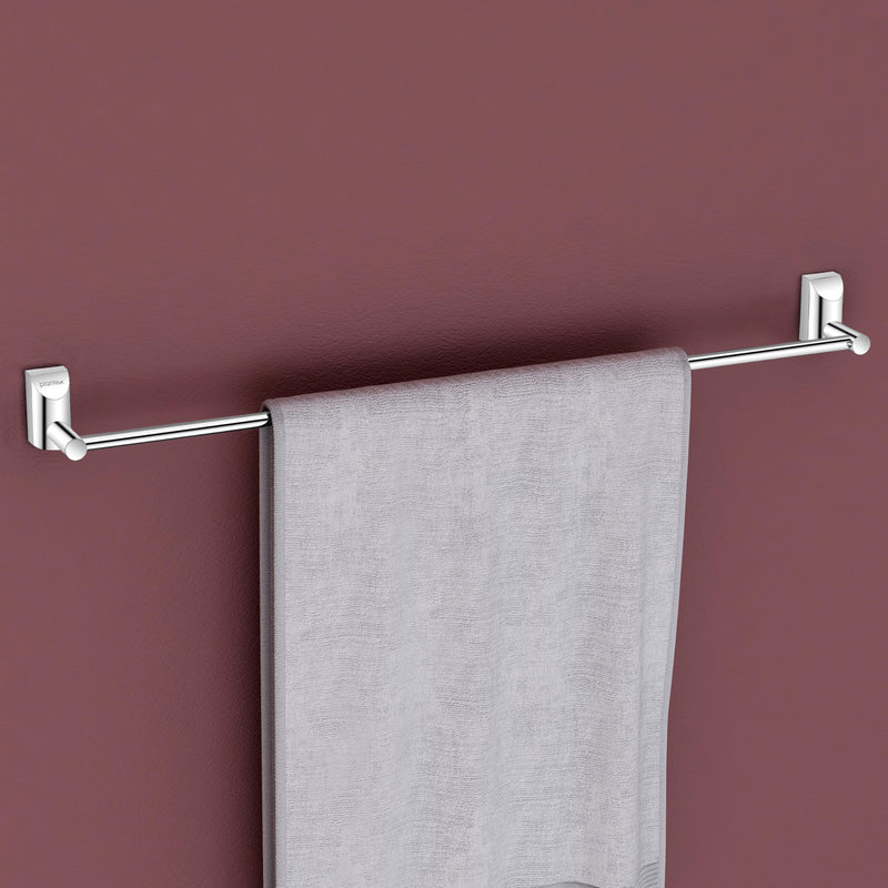 Plantex Pure Brass Towel Rod for Bathroom/Towel Holder/Cloth Hanger for Bathroom/Bathroom Accessories - 24 Inch (Chrome Finish) Superb-1