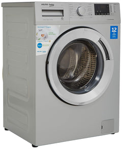 Voltas Beko 6.5 Kg Inverter Fully-Automatic Front Loading Washing Machine, Inbuilt Heater, 26 Stain Remover (WFL65SC, Silver Body, Chrome Door)-2