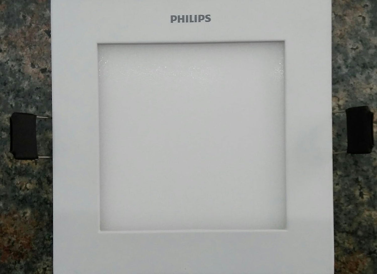 Philips Slim Square LED Downlighter (12W, Cool White)