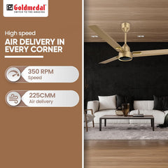 Goldmedal Opus Prime BLDC 1200 mm Ceiling Fan with Remote | 5 Star-4