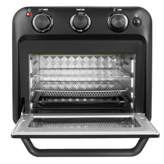 Faber 20 liter 1500 Watts Air Fryer Oven|Fry, Bake, Roast, Toast, Defrost, Grill, Reheat & Broil|85% Less Oil|Temperature & Timer Control, Preset Cooking Options, Convection Function, Auto-Off|(Black)