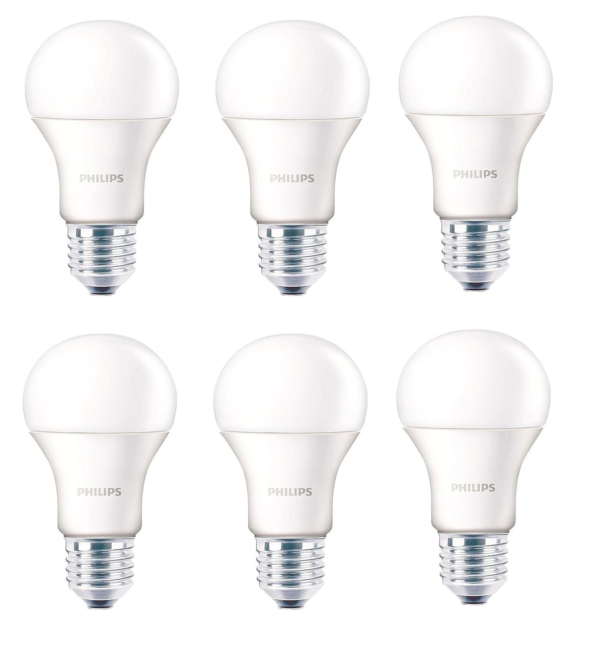 Philips Base E27 14-Watt LED Bulb (White, Cool Day Light) - Pack of 6