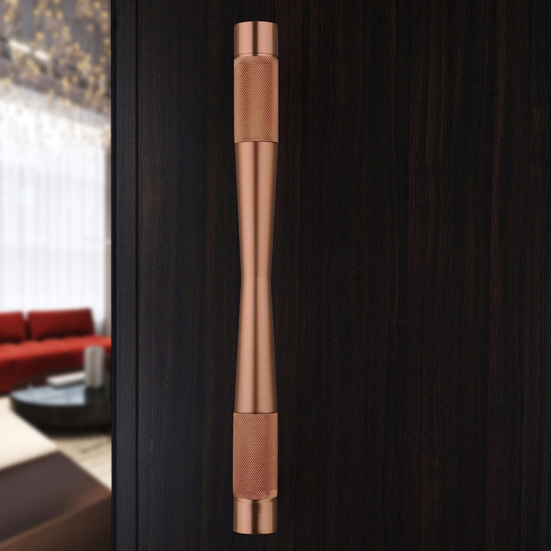 Plantex 14 inch Main Door Handle/Handles for Main Door/Wooden & Glass Door Handle/Pull & Push Handles for All the Doors of House, Office, Hotels (PVD Rose Gold, Pack of 1) - 3 Years Warranty-5
