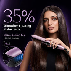 Philips One Stroke Hair Straightener with BluGlide Tech (bhs530)