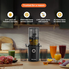 Atomberg Althea Cold Press Juicer | High Nutrition | Easy Assembly & Cleaning | Intelligent Auto Reverse | Advanced Safety Features | Ideal for Fruit, Veggie Juices & Nut Milks