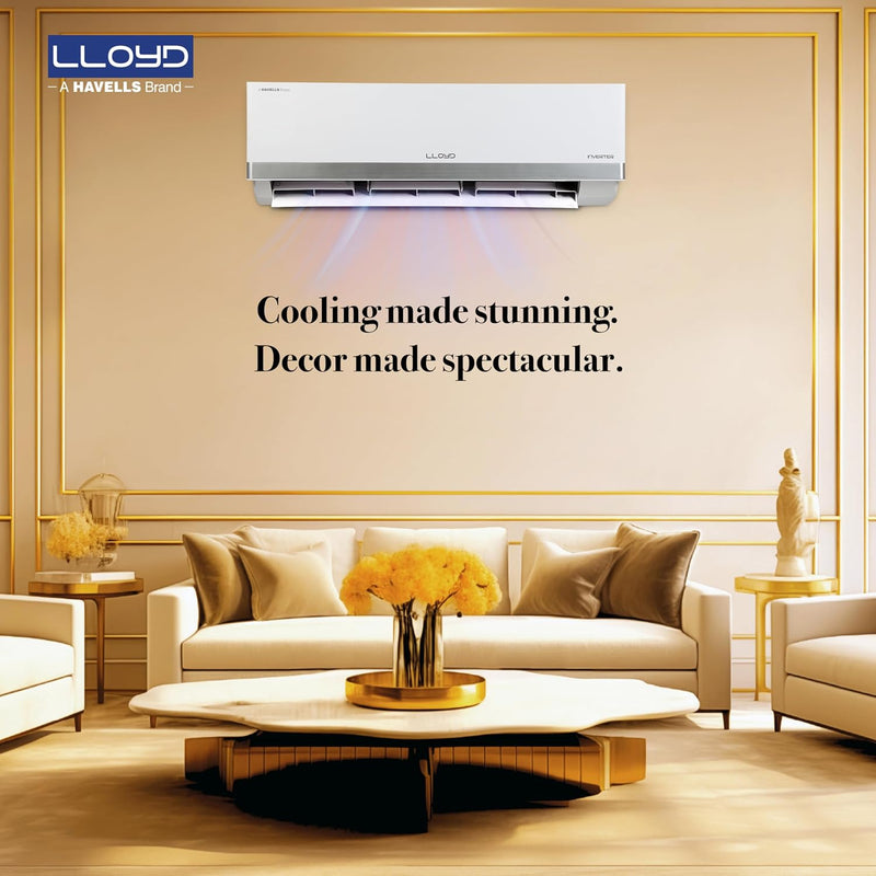 Lloyd 1.5 Ton 3 Star Inverter Split AC (5 in 1 Convertible, Cools Even at 52°C, Anti Corrosion Coating, Copper, Anti-Viral Filter, White with Silver (GLS18I3FOSBW))-2