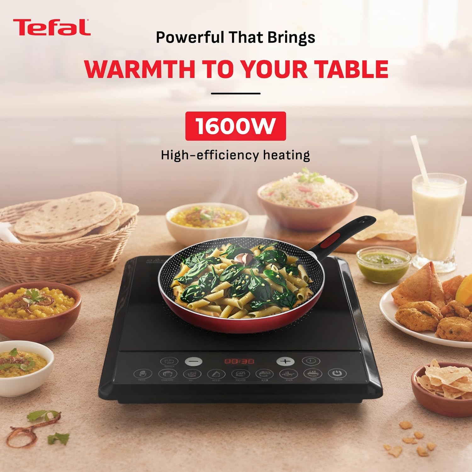 Tefal EXPRESS IH 1600W Induction Cooktop
