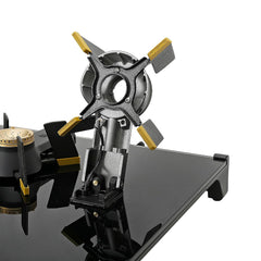 Faber Liftable Burners Freestanding Cooktop | Genius 804 AI BK | 80cm Width | Brass Burners | Manual Ignition | ABS Knob