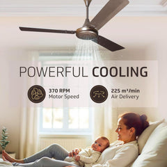 V-Guard Gatimaan Pro BZ 1200 mm Ceiling Fan (Pearl Brown)-4