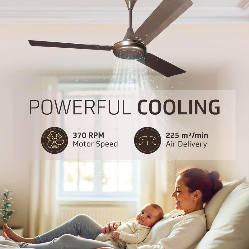 V-Guard Gatimaan Pro BZ 1200 mm Ceiling Fan (Pearl Brown)-4