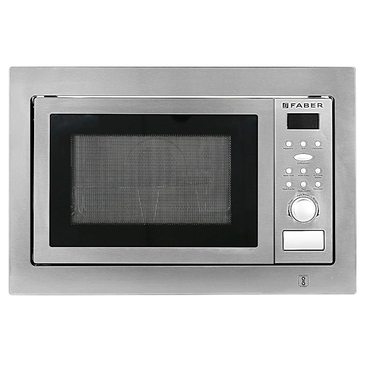Faber 25L Microwave Oven | Grill,Convection, Defrost | 10 Auto Menus | Speedy & Multi-Stage & Combination Cooking| Child