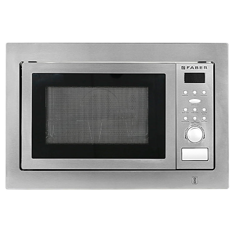 Faber 25L Microwave Oven | Grill,Convection, Defrost | 10 Auto Menus | Speedy & Multi-Stage & Combination Cooking| Child