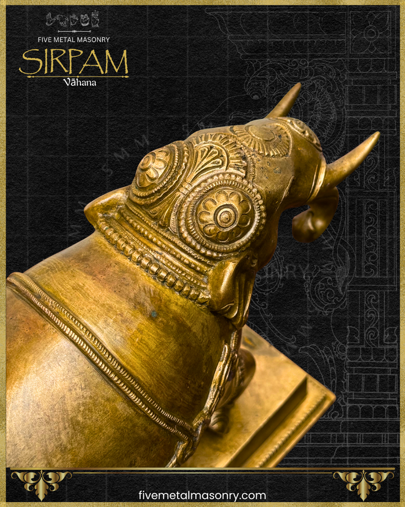 Gaja:Elephant Panchaloha Bronze Icon - 8" - Sirpam Collection