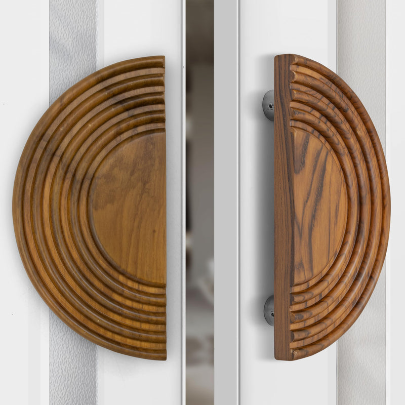 Plantex 8 Inch Main Door Handle/Wooden Handle for Door/Pull-Push Door Handle/Door Accessories (Pack of 1)-1