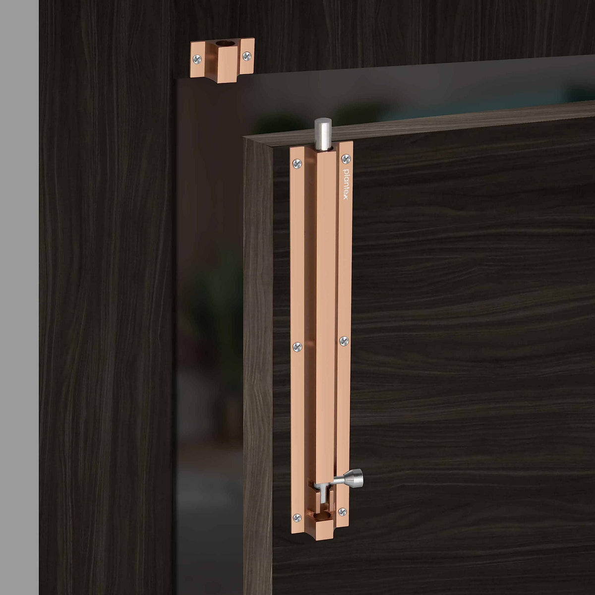 Plantex Stainless Steel 12 inch Tower Bolt/Tower Bolt for Home,Offices Doors and Windows/Tower Bolt for Main Door/Door Latch/Kundi/Chitakini/Door Latch for Windows (Rose Gold, Pack of 6)-5
