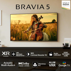 Sony 189 cm (75 inches) BRAVIA 5 Series 4K Ultra HD Smart Mini LED Google TV K-75XR55A-2