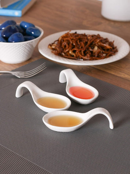 Clay Craft Basics Small and Smart Dessert Spoon(Set of 4) 12 ml Each